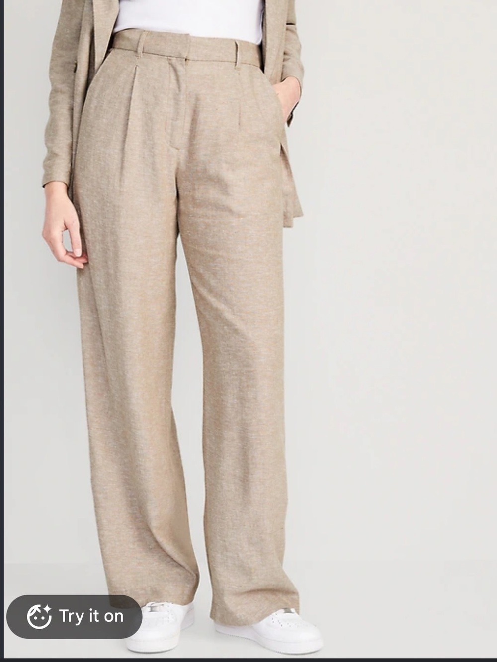 Extra High-Waisted Taylor Wide-Leg Trouser Pants